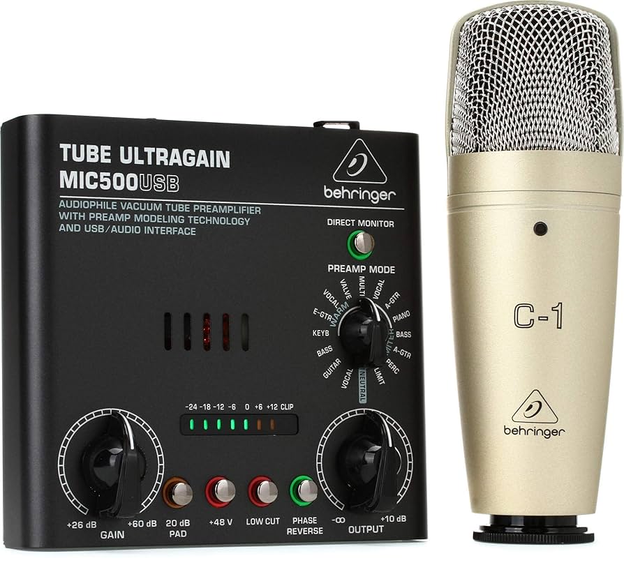 Amazon.com: Behringer VOICE STUDIO Complete Recording Bundle